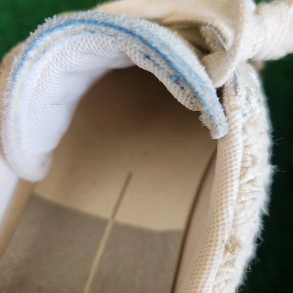 Dolce Vita Dolen Crochet & Leather Platform Sneakers Size 9 Ivory